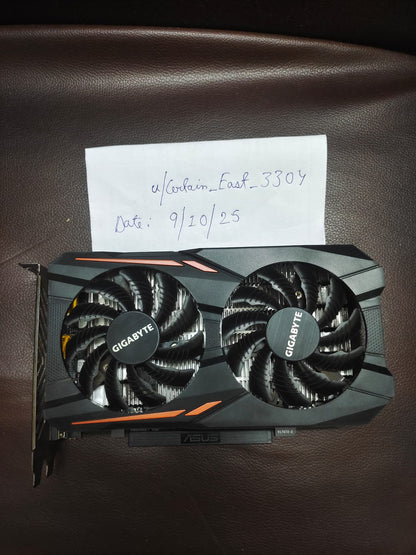 Gigabyte GeForce GTX 1050 Ti Windforce OC 4GB Used GPU
