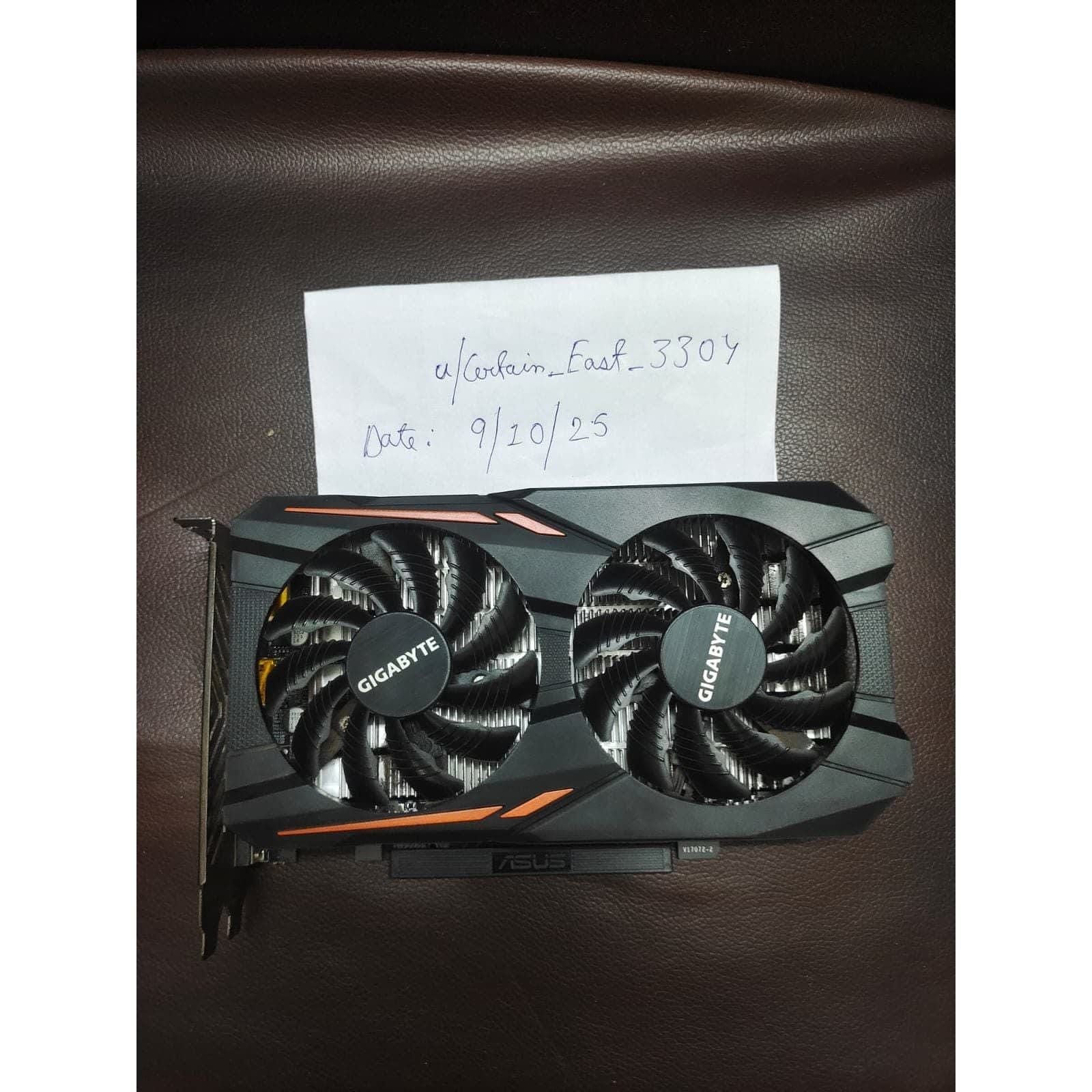Gigabyte GeForce GTX 1050 Ti Windforce OC 4GB Used GPU - Computify.in