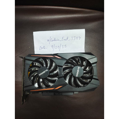 Gigabyte GeForce GTX 1050 Ti Windforce OC 4GB Used GPU