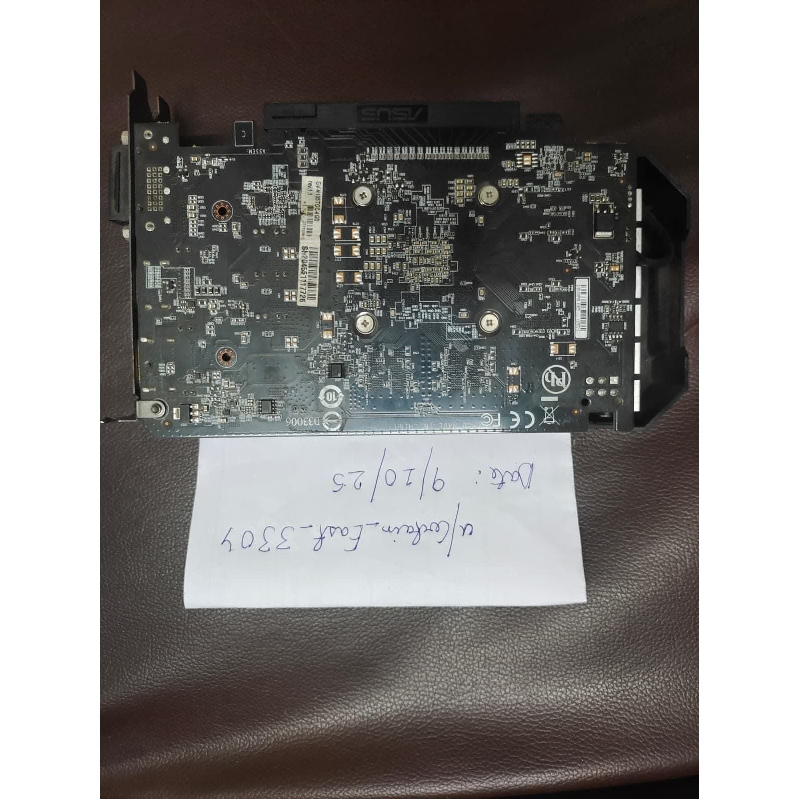Gigabyte GeForce GTX 1050 Ti Windforce OC 4GB Used GPU - Computify.in