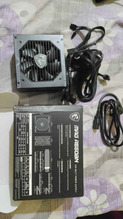 MSI MAG A650BN Power Supply Unit - 650W, 80 Plus Bronze Used PSU