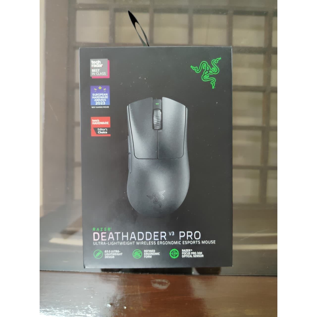 Razer DeathAdder V3 Pro Wireless Gaming Mouse 63g Ultra Lightweight Used Mouse - Computify.in