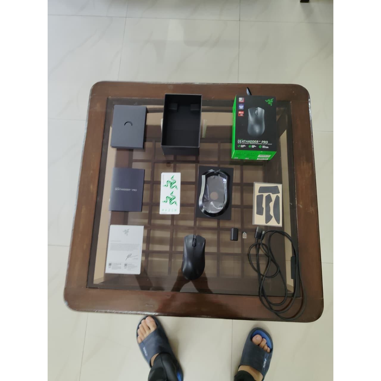 Razer DeathAdder V3 Pro Wireless Gaming Mouse 63g Ultra Lightweight Used Mouse