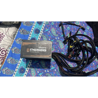 GIGABYTE P650B 650 Watts 80 Plus Bronze Power Supply Used PSU