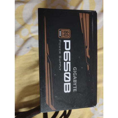 GIGABYTE P650B 650 Watts 80 Plus Bronze Power Supply Used PSU