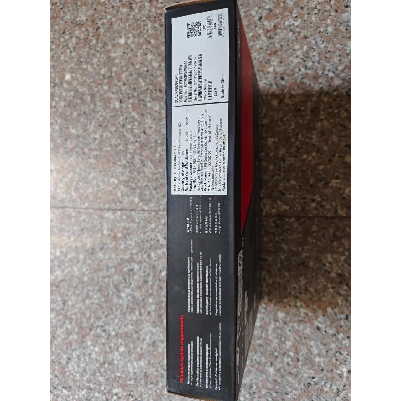 ASUS Dual Radeon RX 6600 V3 8GB Used GPU