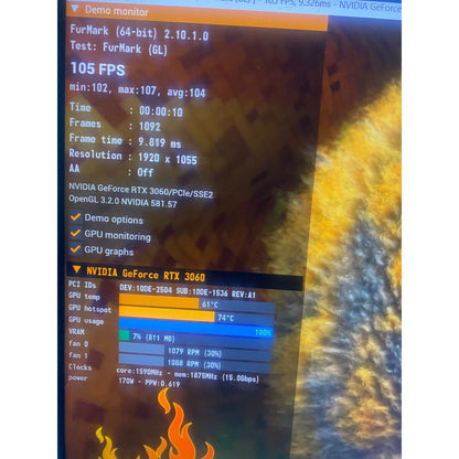 GALAX RTX 3060 OC Edition 12GB Used GPU