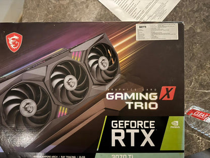 MSI GeForce RTX 3070 Ti GAMING X TRIO 8GB Used GPU