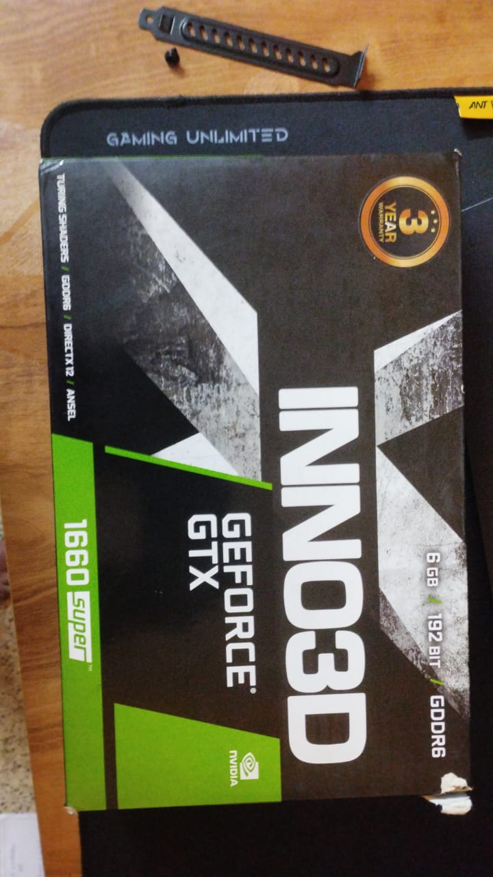 Inno3D GTX 1660 super 6gb GDDR6 Used GPU