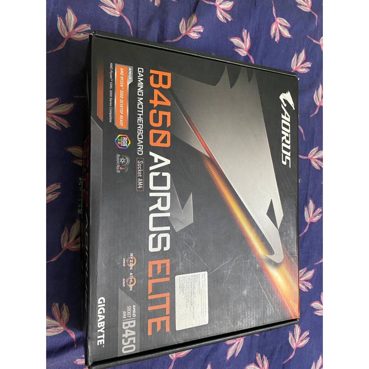GIGABYTE B450 AORUS Elite ATX AM4 Socket DDR4 Used Motherboard