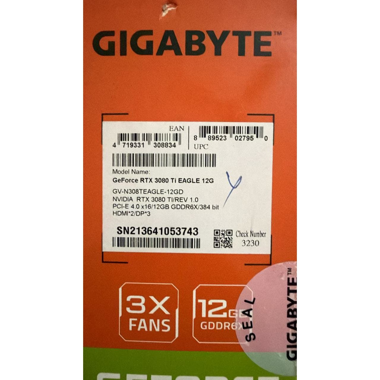 Gigabyte GeForce RTX 3080 Ti GAMING OC 12GB Used GPU - Computify.in
