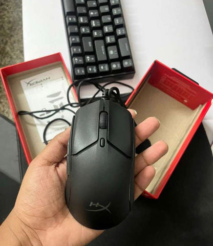 HyperX Pulsefire Haste 2 USB Ultra Lightweight 53g Hyperflex Cable Up to 26000 DPI Gaming Used Mouse