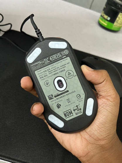 HyperX Pulsefire Haste 2 USB Ultra Lightweight 53g Hyperflex Cable Up to 26000 DPI Gaming Used Mouse
