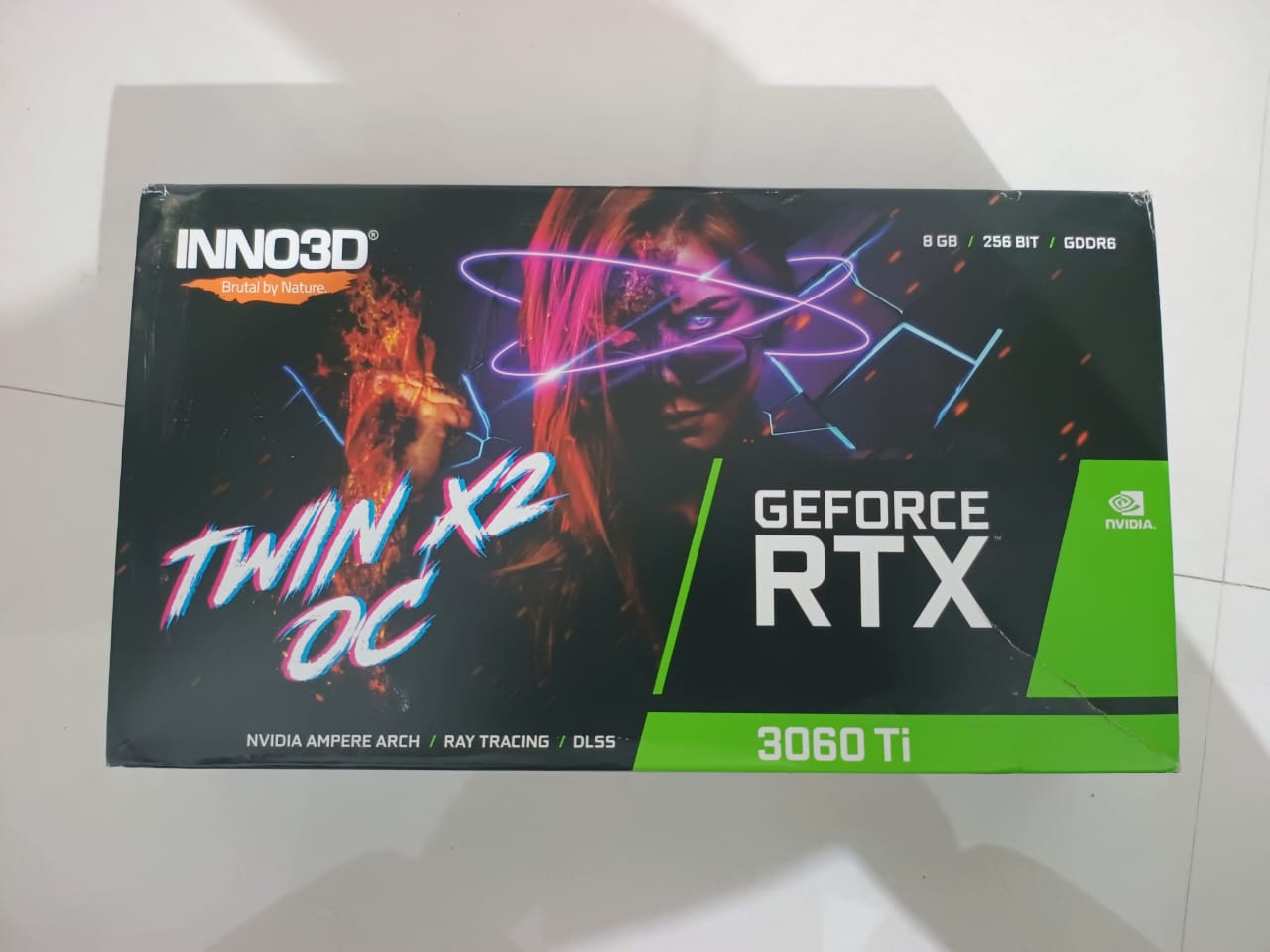 Inno3D RTX 3060 Ti Twin X2 8 GB GDDR6 Used GPU