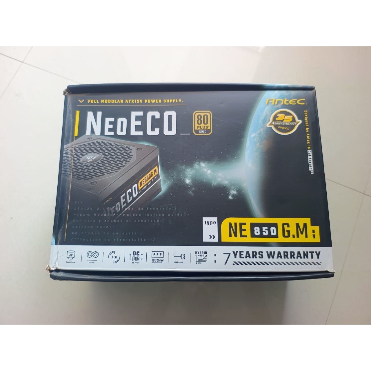Antec NeoECO NE850G M ATX 3.0 850 Watts Full Modular PSU, 80 Plus Gold Certified Used PSU - Computify.in