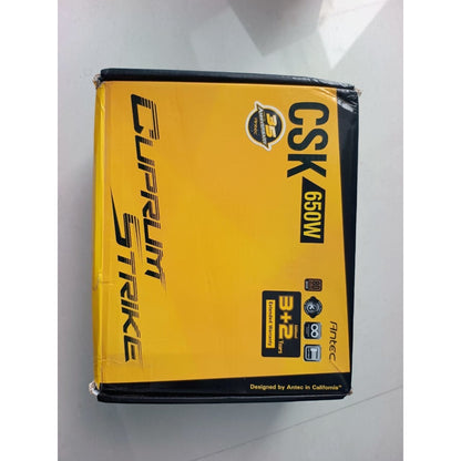 Antec CSK650 Bronze 80 Plus Power Supply 650 Watts Non-Modular Used PSU