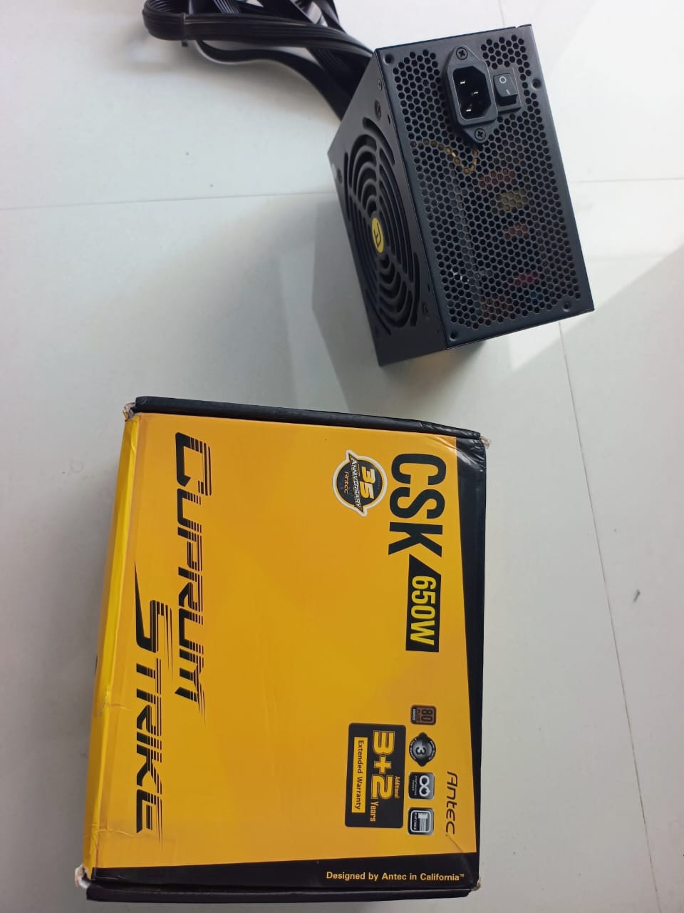 Antec CSK650 Bronze 80 Plus Power Supply 650 Watts Non-Modular Used PSU