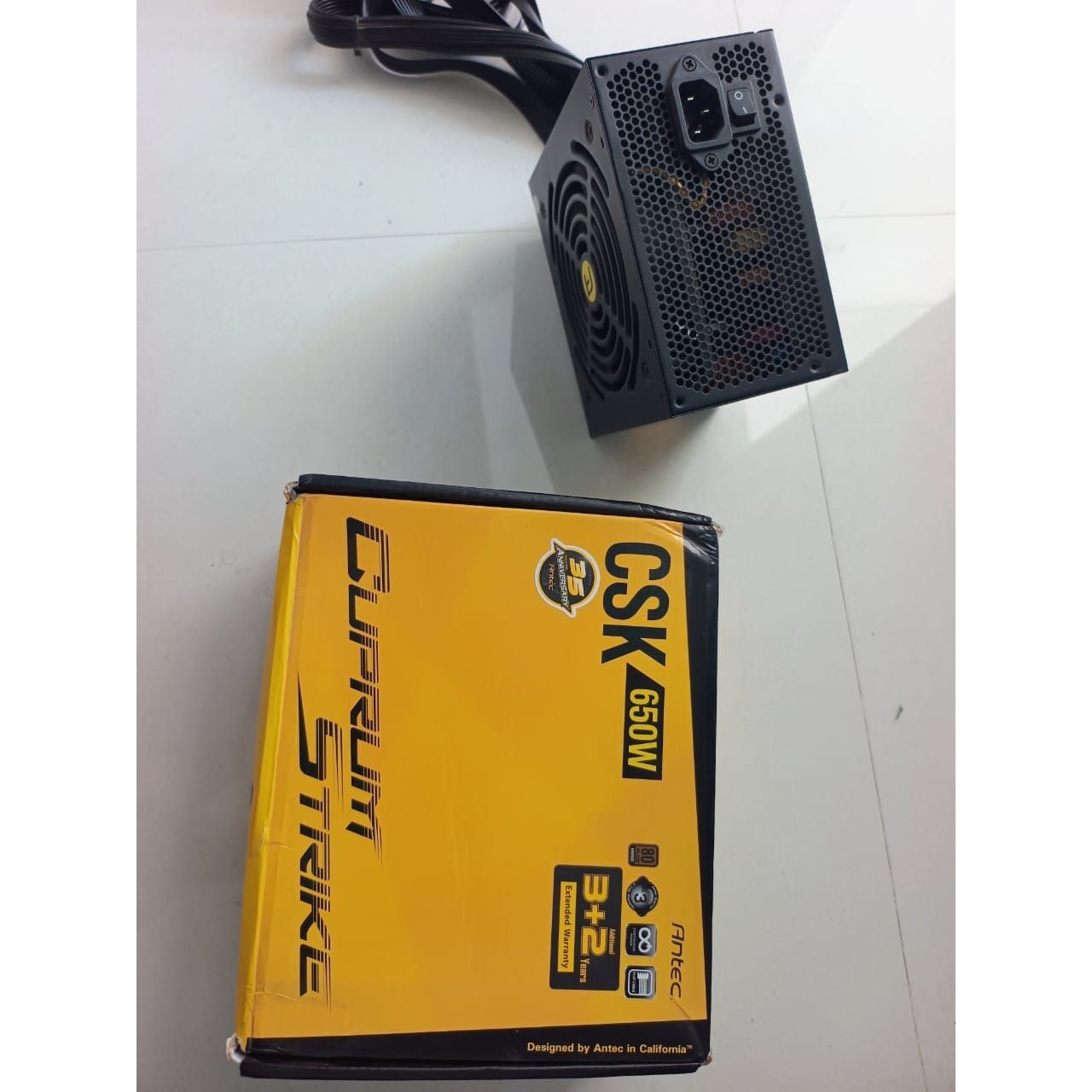 Antec CSK650 Bronze 80 Plus Power Supply 650 Watts Non-Modular Used PSU