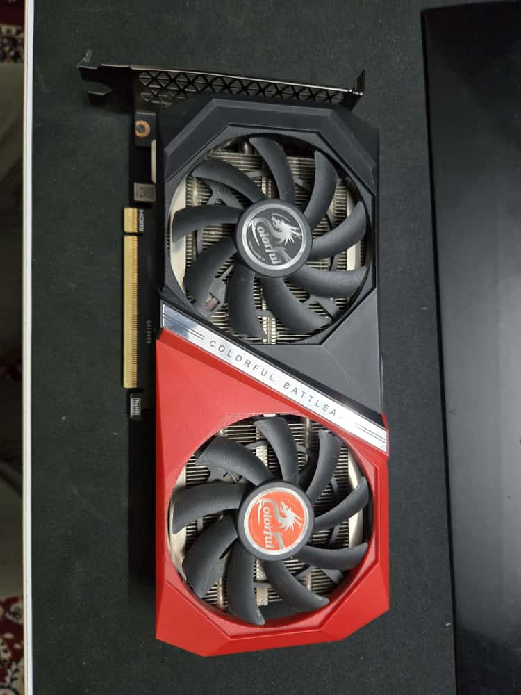COLORFUL RTX 3060 Ti NB Battle AX Dual Fan 8GB Used GPU