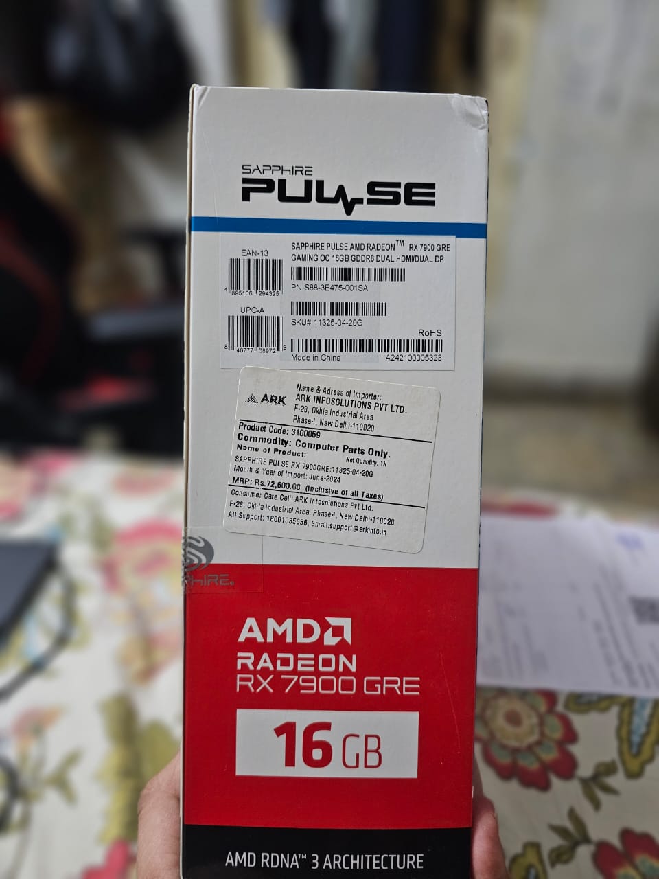 Sapphire Pulse AMD Radeon RX 7900 GRE Gaming OC 16GB Used GPU