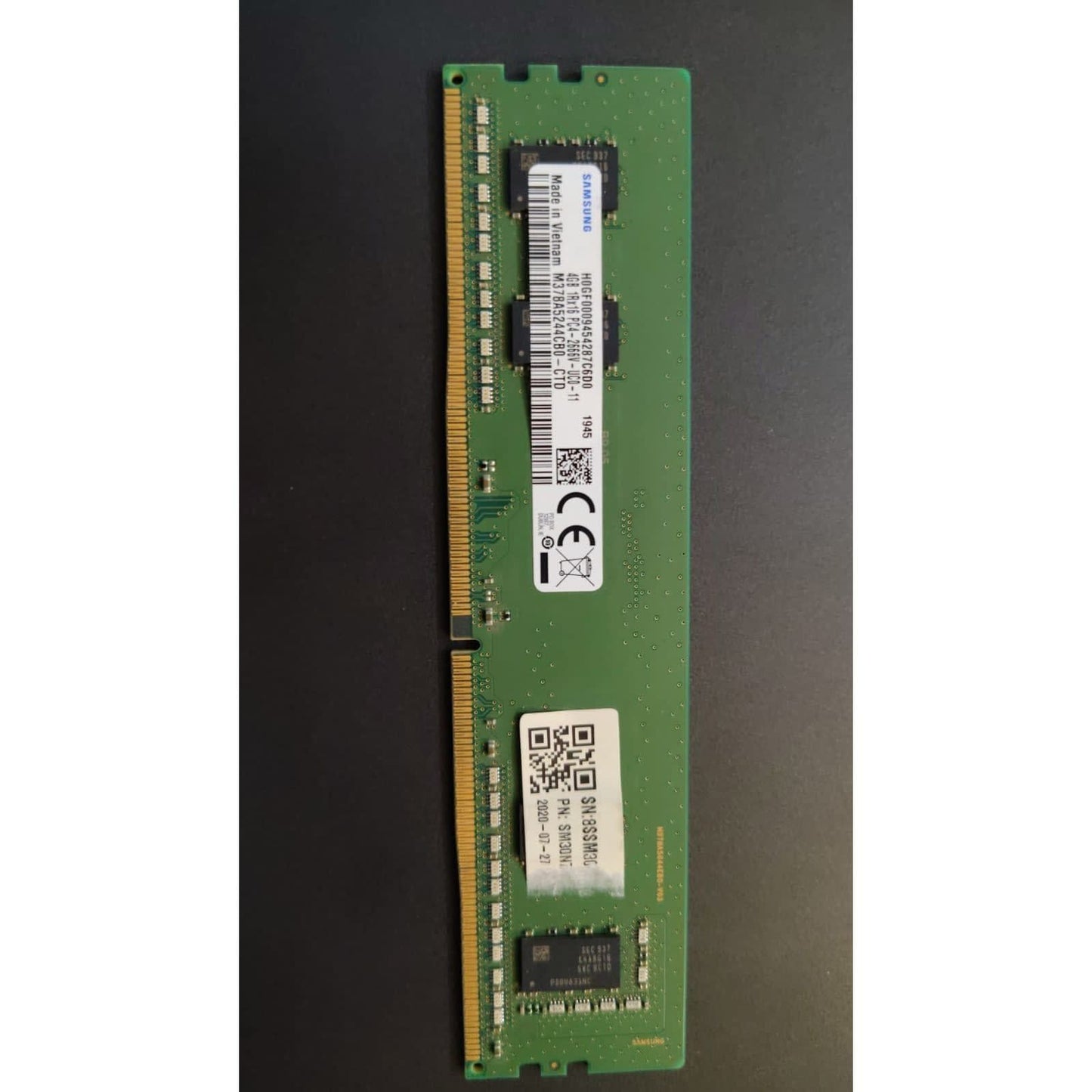 Samsung 4GB DDR4 2666MHZ Desktop Used RAM - Computify.in