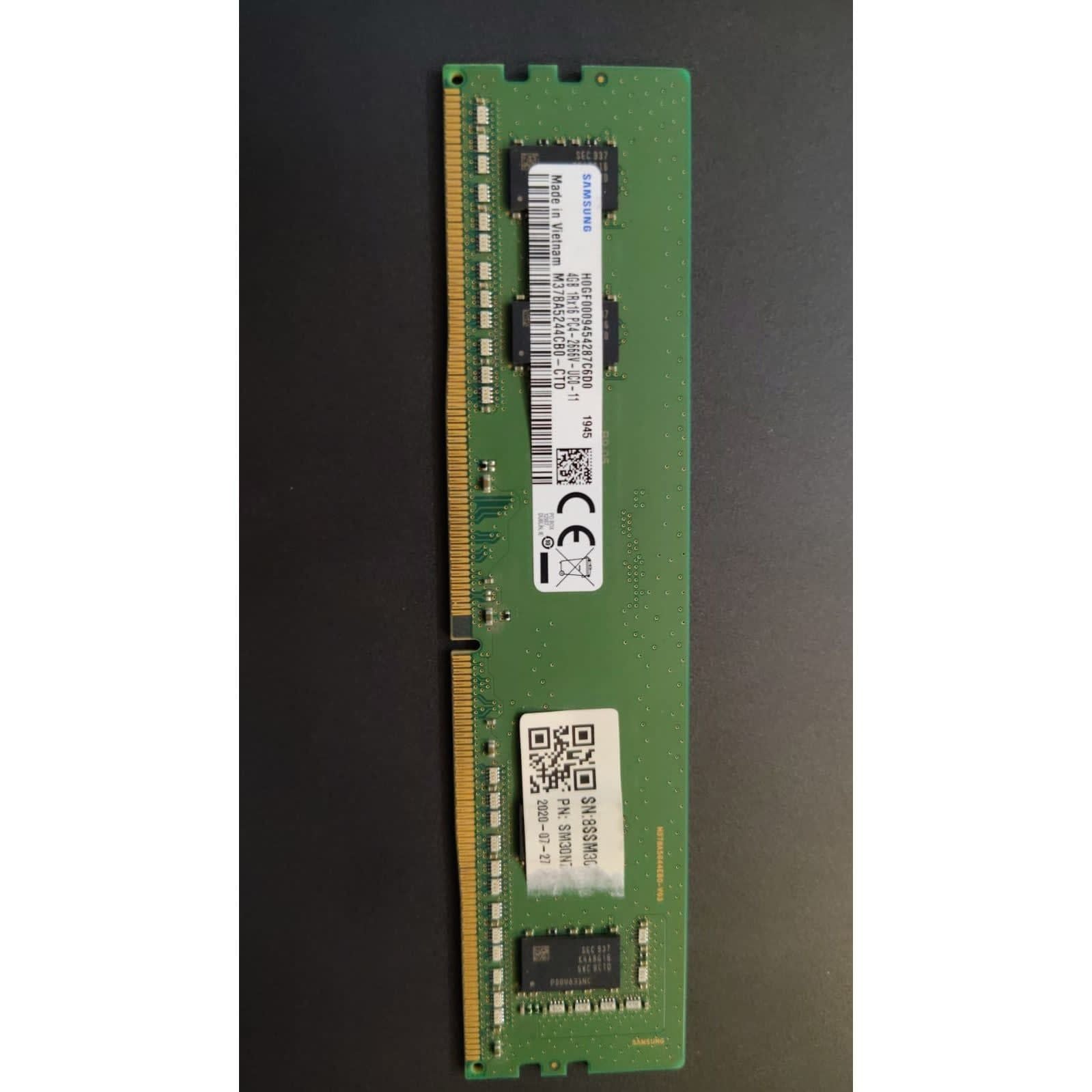 Samsung 4GB DDR4 2666MHZ Desktop Used RAM - Computify.in