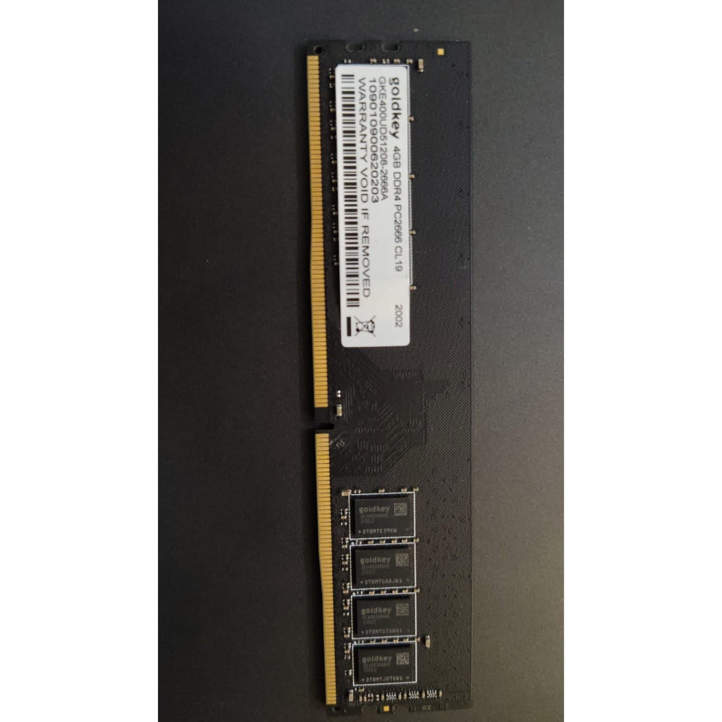 GoldKey 4GB DDR4 2666MHZ Desktop Used RAM