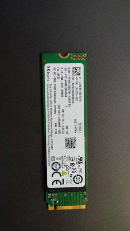 SK Hynix 512GB NVMe M.2 (2280) Internal SSD Used SSD