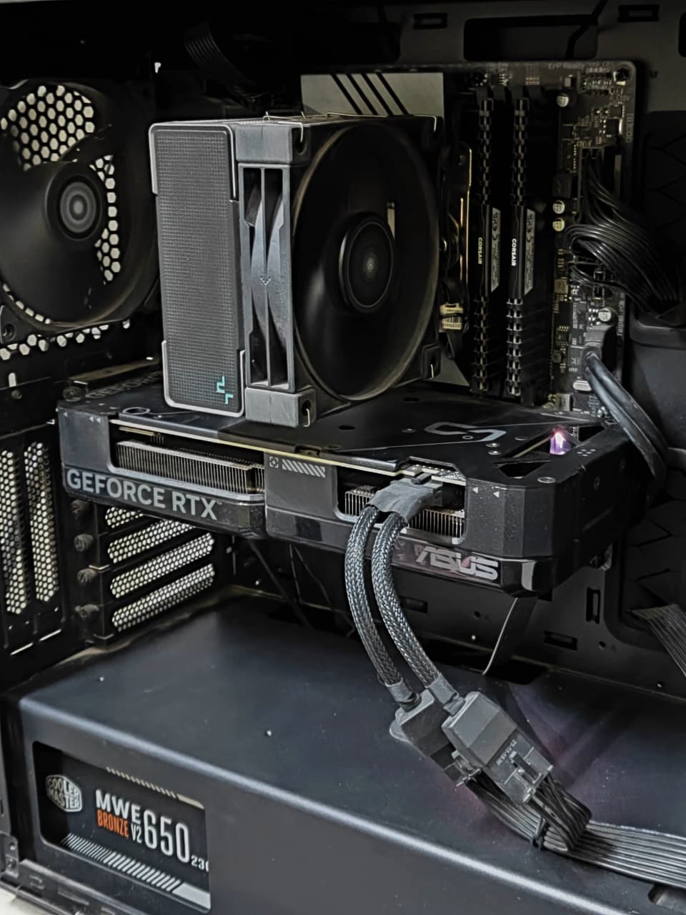 Deepcool AK400 120mm Fan 4pin PWM Fan with Radiator Used CPU Cooler