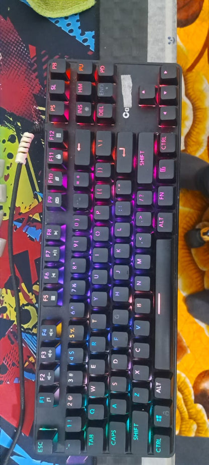Cosmic Byte CB-GK-18 Firefly TKL Mechanical RGB Gaming Used Keyboard