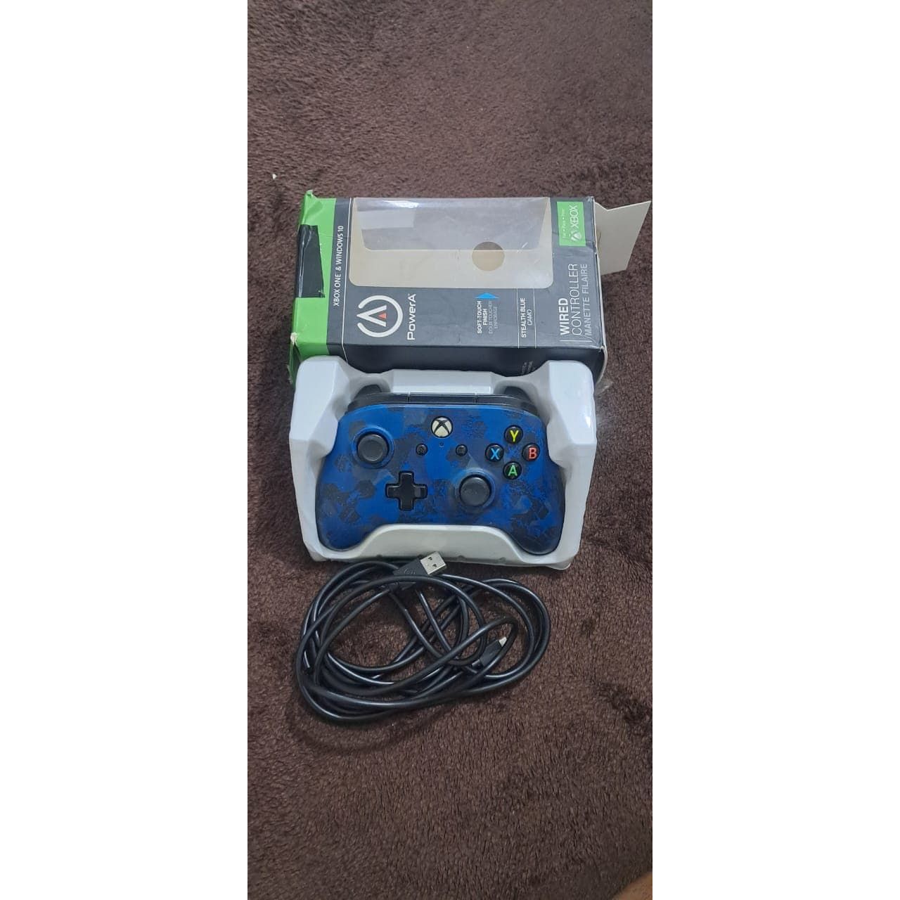 PowerA Wired Controller for Xbox One, One S, One X & Windows 10  Stealth Blue Camo Used Controller - Computify.in