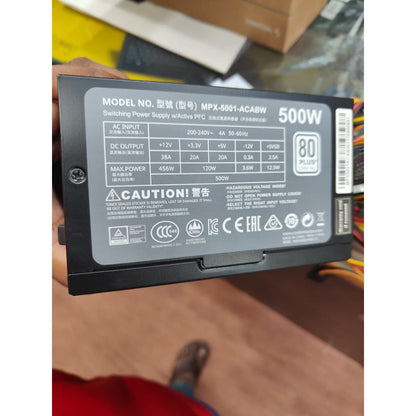 Cooler Master MasterWatt Lite 500-Watts 80+ Used PSU - Computify.in