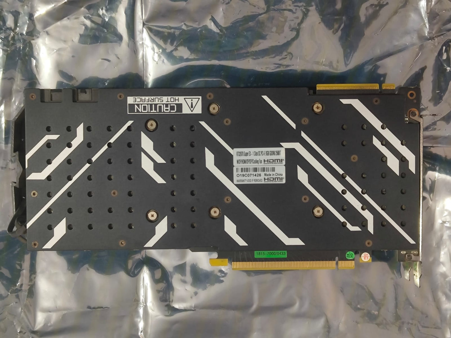 Galax GeForce RTX 2070 Super 1-Click OC 8GB Used GPU