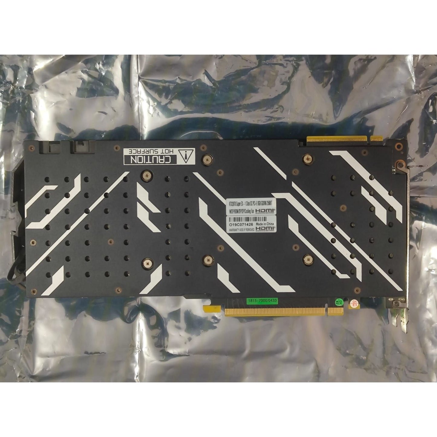 Galax GeForce RTX 2070 Super 1-Click OC 8GB Used GPU