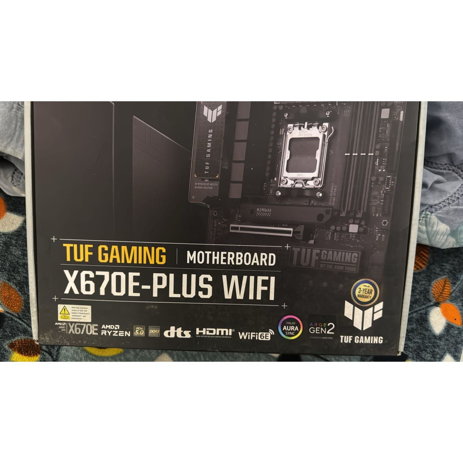 ASUS TUF Gaming X670E-PLUS WiFi AMD Ryzen AM5 ATX  PCIe 5.0, DDR5 Used Motherboard - Computify.in