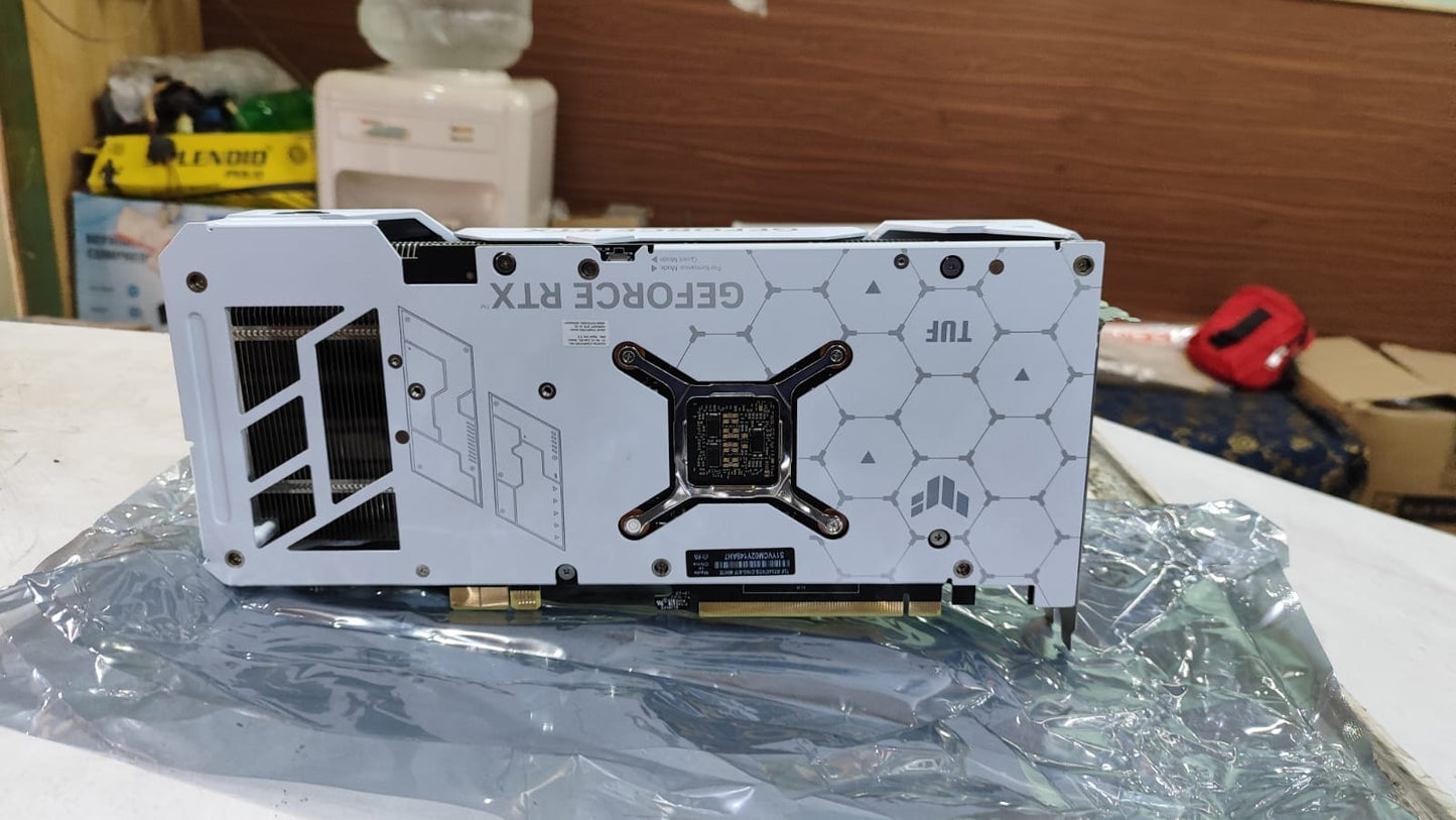 ASUS TUF Gaming RTX 4070 Ti SUPER BTF WHITE OC Edition 16GB Used GPU