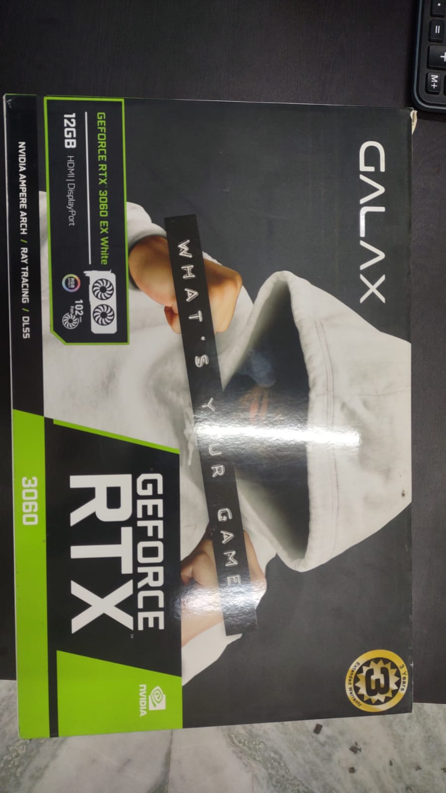 GALAX GeForce RTX 3060 EX White 12GB Used GPU