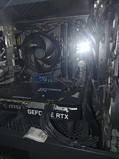 AMD Ryzen 5 5600G 4.4 GHz AM4 Socket 6 Cores 12 Threads Used CPU