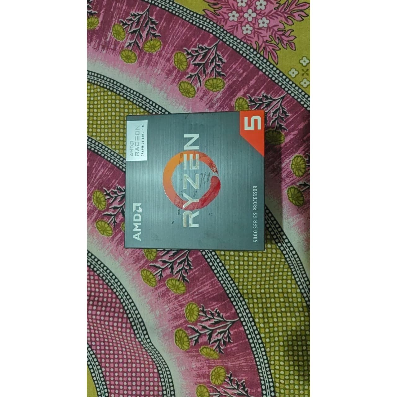 AMD Ryzen 5 5600G 4.4 GHz AM4 Socket 6 Cores 12 Threads Used CPU