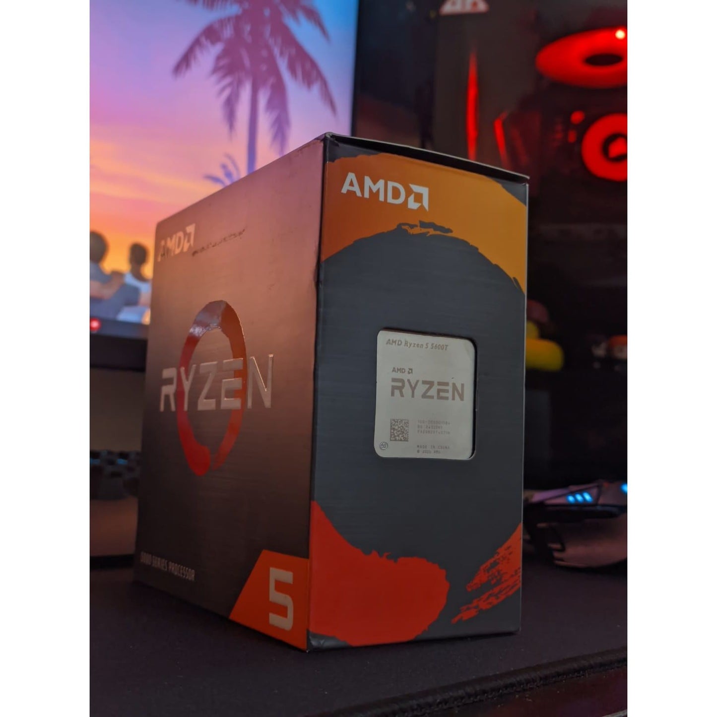 AMD Ryzen 5 5600T 4.5 GHz AM4 Socket 6 Cores 12 Threads Used CPU