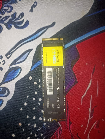 ZEBRONICS ZEB-MN26 256GB M.2 NVMe 1900MB/s Read Speed, PCIe Gen 3.0 256GB Used SSD