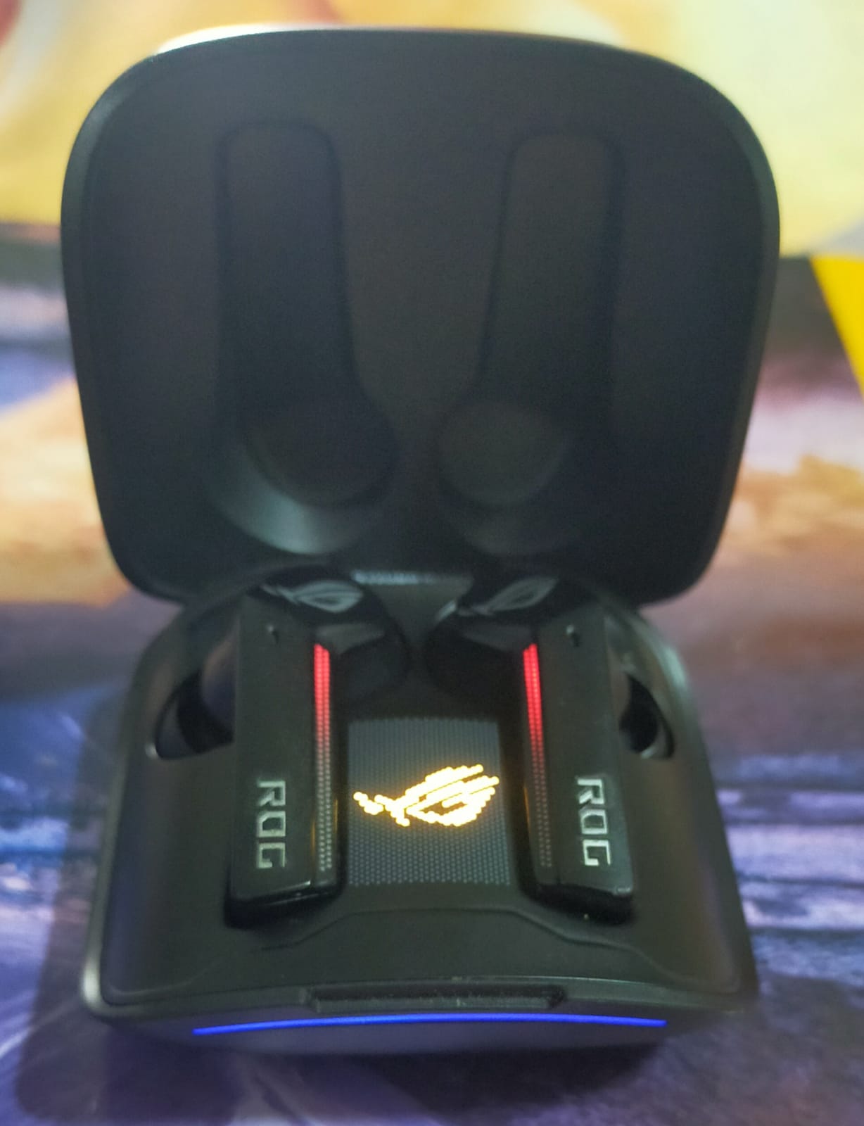 ASUS ROG Cetra True In Ear Wireless Gaming Headphones (2.4 Ghz & Bluetooth 5.3, 24-Bit 96 Khz Audio, Bone-Conduction Ai Microphones, Adaptive Anc, 46-Hour Battery Life)- Black Used TWS