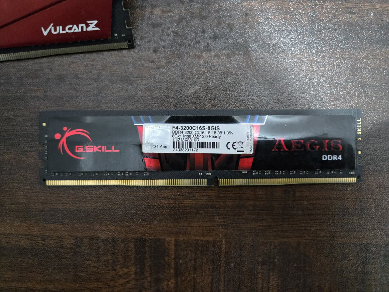 G.SKILL Aegis 8GB (1 x 8GB) DDR4 3200MHz CL16 Used RAM