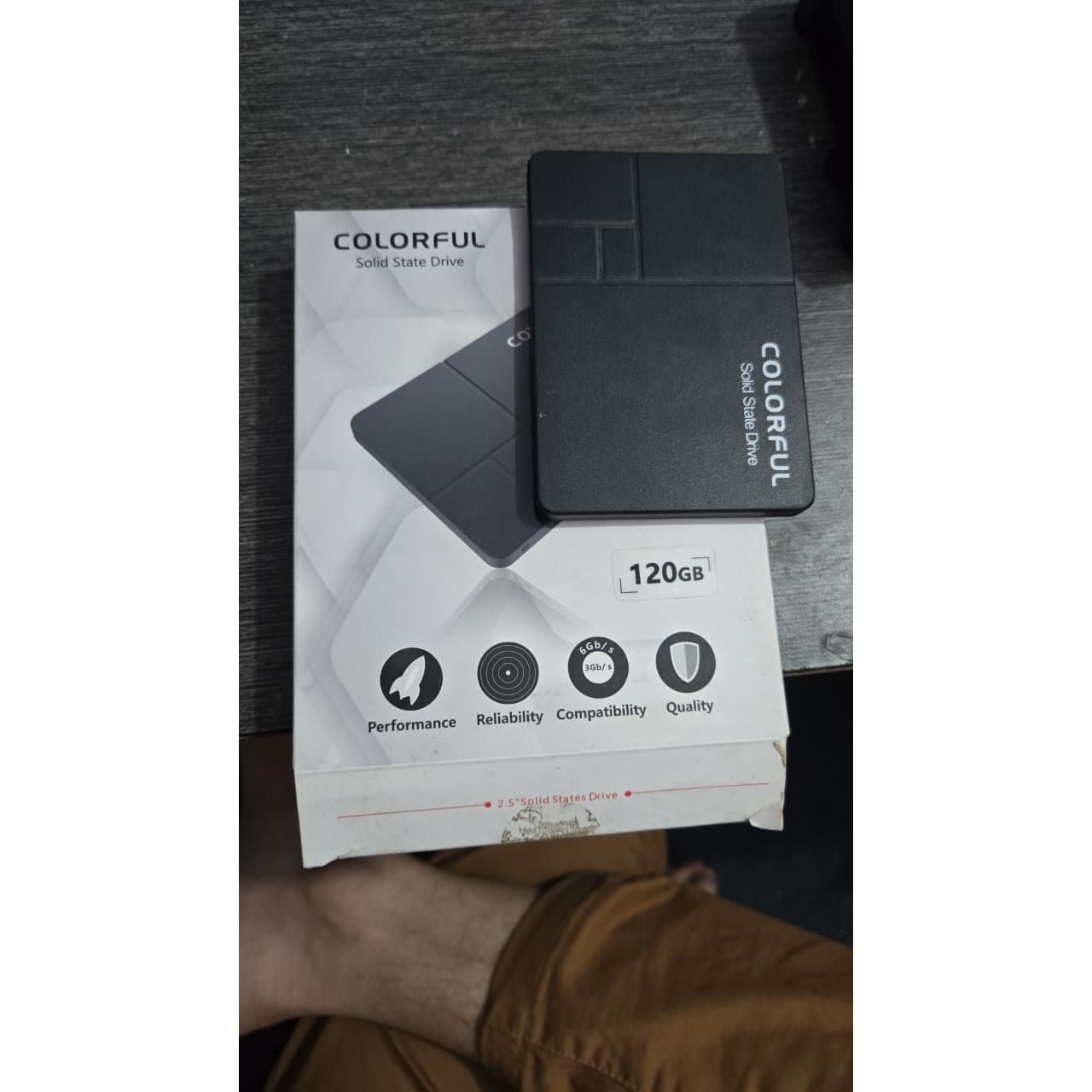 Colorful Sl300 120 GB SATA 450 Mbps Read / 400 Mbps Write Speed Used SSD - Computify.in