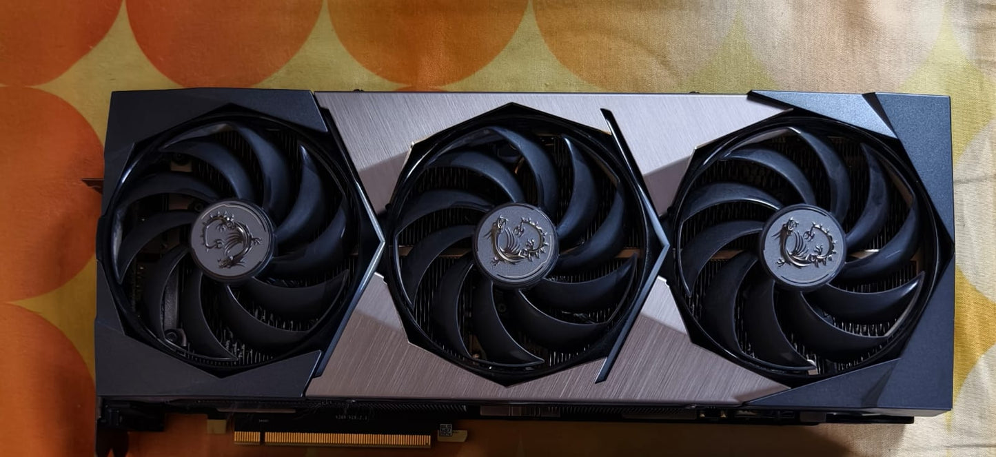 MSI GeForce RTX 3080 SUPRIM X 10GB Triple Fan ARGB Used GPU