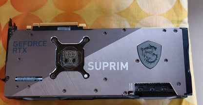 MSI GeForce RTX 3080 SUPRIM X 10GB Triple Fan ARGB Used GPU