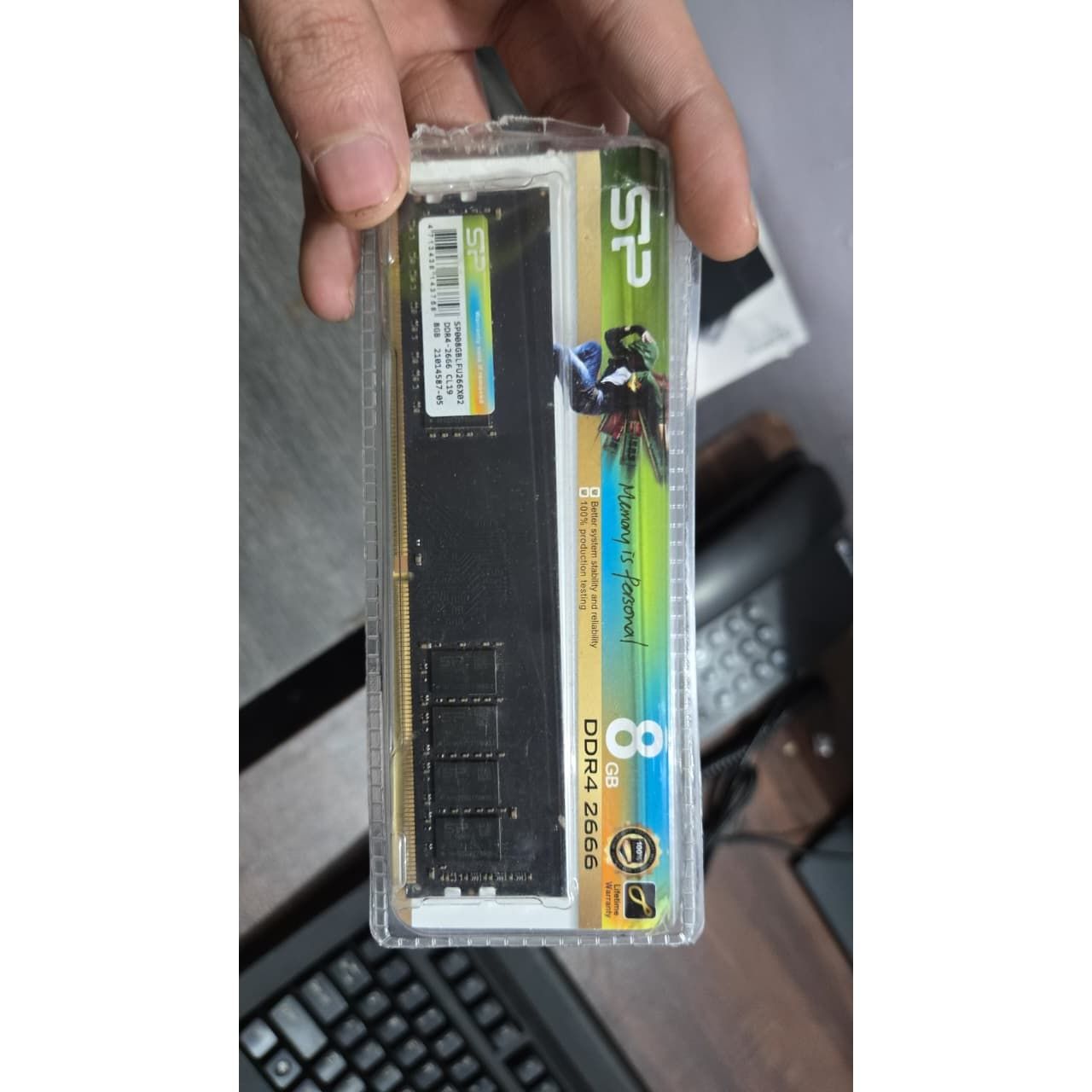SP Silicon Power DDR4 8GB 2666MHZ C19 Used RAM - Computify.in