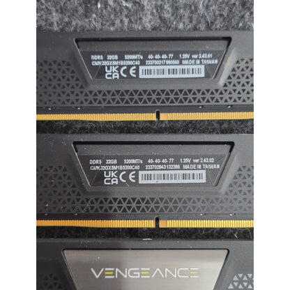 Corsair Vengeance 64GB (32GB X 2) DDR5 5200MHZ CL40 Used RAM - Computify.in