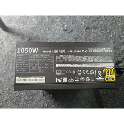 Cooler Master MWE 1050 Watts V2 80 Plus Gold Fully Modular ATX 3.0 Japanese Capacitors Used PSU - Computify.in