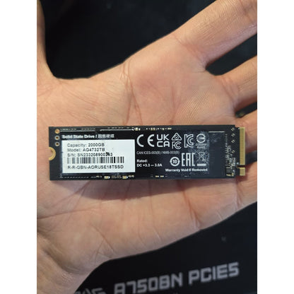 GIGABYTE AORUS Gen4 7300 2TB PCIe 4.0 (R - 7300MB/s, W - 6850MB/s) NVMe M.2 2TB Used SSD